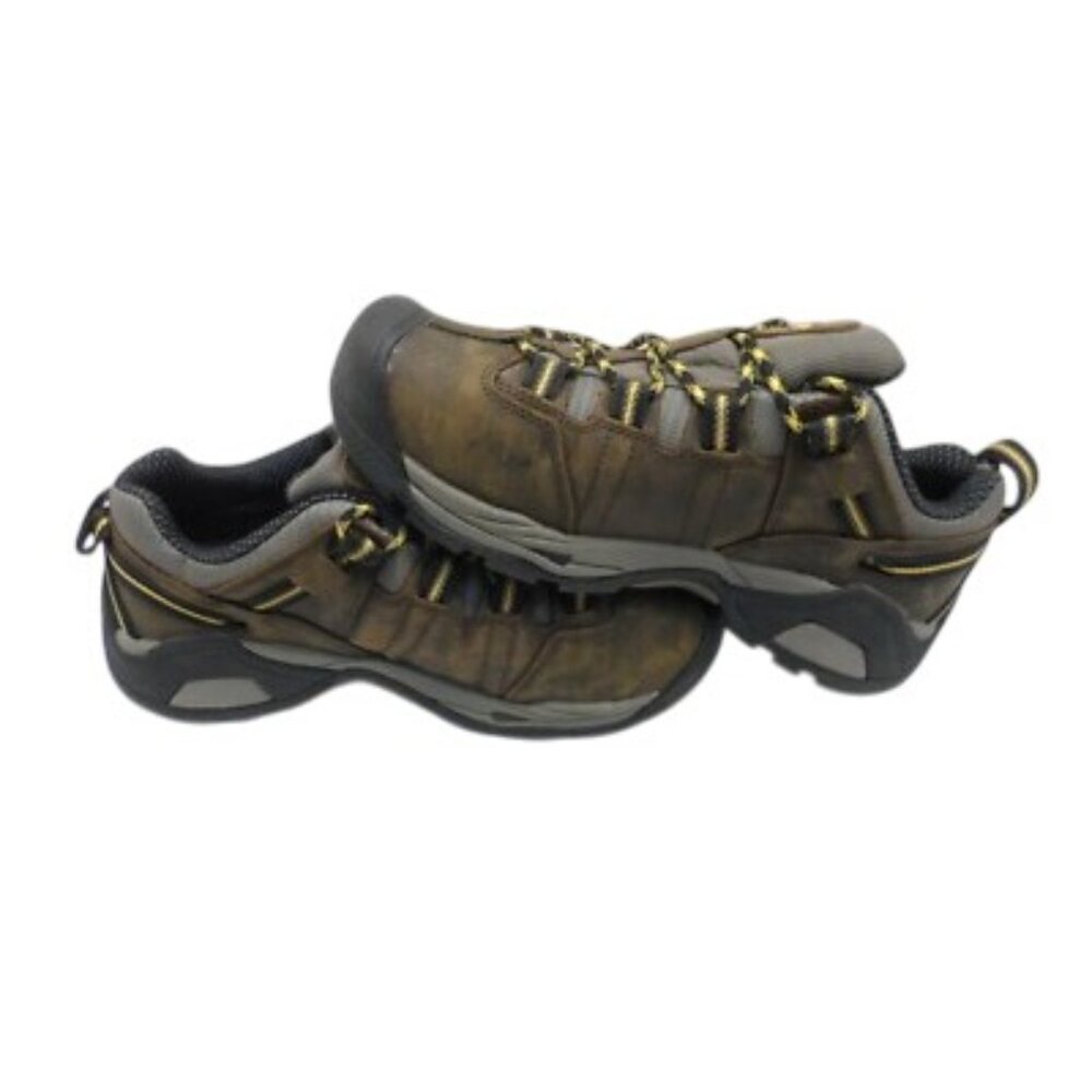 KEEN Women's Low Detroit XT Waterproof Safety Toe Hiking Work Shoes Brown 9W - Picture 6 of 7